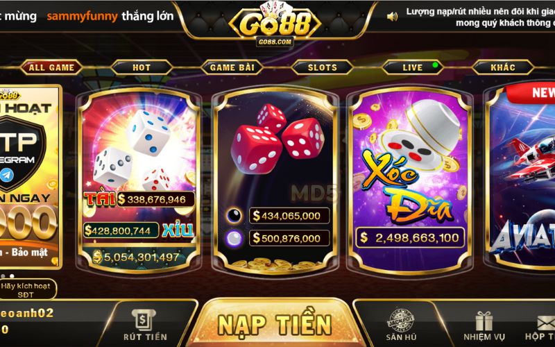 Ưu điểm khi nạp tiền